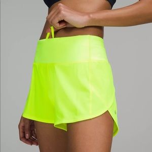 lululemon speed up mid-rise shorts 4” size 4